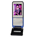 2188 Dual Card Quad Band  Dual Slide Menu Music Flat Touch Screen Cell Phone Blue(SZRW280)