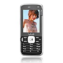 k1 double carte quad band plat à écran tactile tv mobile perle noire (szrw129)