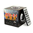 Multi-Media Digital Speaker With Remote Support SD Card USB Disk Wood Black (MD-F1)