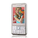 ZT999  Tri-Card Dual Standby Tri-Band Analogue TV Touch Screen Cell Phone Silver(SZRW172)