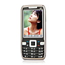 Dual Card Quad Band With In&Out Photoflash Lamp Touch Screen Cell Phone Gray&Black