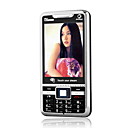 ZT999  Tri-Card Dual Standby Tri-Band Analogue TV Touch Screen Cell Phone Black