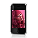 I8 Dual Card Quad Band Java Touch Screen Cell Phone Black