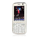 USON N97i Quad Band Dual Card Quad Band TV Touch Screen Cell  Phone Silver(SZHX0039)