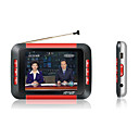 4gb de 3.5 pulgadas con reproductor de mp3/mp5 tv anolog rojo (szm507)