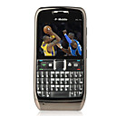 E71i style Quad Band Dual Card Metal Cover Bluetooth Cell  Phone  White keyboard