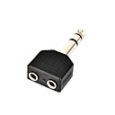 Mono 6.3mm Plug To 2x 3.5mm Jacks(SZM533)