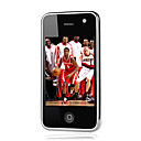 I9-v3 banda cuádruple doble tarjeta blanca de pantalla táctil del teléfono celular (tarjeta de 2GB TF) (szsh062)