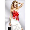 Sheath / Column Strapless Floor-length Elastic Woven Satin Dress On Sale / Evening Dress (OFGC0214)