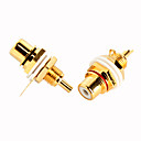 digital gullbelagt RCA socket laget i Taiwan (smqc057)