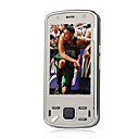 MACH N86 Quad Band Dual Card Bluetooth Touch Screen FM TV Cell Phone Black (2GB TF Card)