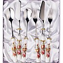 6-PC de luxe gérer la vaisselle en céramique de cuisine (0612-TM-03)