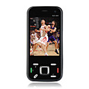 N86 Dual Card Bluetooth FM Music Dual Slide Cell Phone Black (2GB TF Card)
