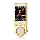 Watch-N8 Dual Card Quad Band with Watch Flat Touch Screen Cell Phone Gold (2GB TF Card)