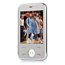 gll626a dual band tri carte TV (DVB-T) téléphone à écran plat tactile cellule noire (2 Go Carte TF) (szrw684)