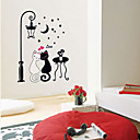 Cat couples Wall Sticker (0565-gz121)