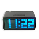 grande visor do relógio de alarme LED azul (tra063)