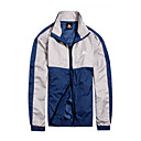 waterdichte sport jas donkerblauw en grijs (ycsm0908-1)