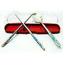 chinese klassieke stijl orchidee stokjes sapoon set (ceg271)