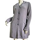 Wolle Kapuze Jacke Pullover Frauen Pullover (hh-09050a)