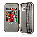 E97 Quad-Band Bluetooth QWERTY Tastatur Touch-Screen Flip-FM Music Handy Grau (2 GB TF Karte und der Tastatur Ledertasche) (sz05150548)