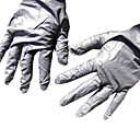1 Pair Black Jack LATEX Body Piercing Tattoo Gloves(0359-11.21-2)