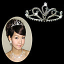 magnífico claro cristales tiara de novia de la boda (hg0849)