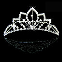 magnífico claro cristales tiara de novia de la boda (hg0871)