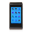 w709 double carte double veille 3,2 pouces tactile téléphone à écran plat cellule grise (carte 2GB TF) (sz05440183)