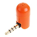 micrófono mini grabadora de voz con correa para todos los iPod de color naranja ()