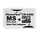 PhotoFast CR-5400 dual-slot microSD SDHC / TF à l'adaptateur MS Pro Duo (32 Go max)