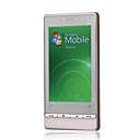 5353 Windows Mobile 6.1 WiFi GPS Java quadri-bandes 3,2 pouces écran plat tactile mobile noir (2 Go Carte TF) (sz05440265)