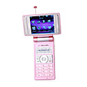 h899 doble banda cuádruple tarjeta de rotar la pantalla de TV tapa del teléfono celular rosa (tarjeta de 2GB TF) (sz05450341)