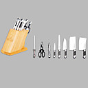 9-pc acciaio ad alto tenore di carbonio coltello da cucina set posate - la spedizione gratuita (0708-y2090)