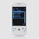 nooc G2 Dual Card Quad Band with Trackball Flat Touch Screen Cell Phone White (2GB TF Card and Leather Case)(SZ00720379)