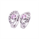 Beautiful 18K Gold Plated CZ Cubic Zirconia Earrings (0292-91120-25)