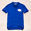 Femmes Livraison gratuite est bleu à manches courtes en coton chemise polo (3 pièces)