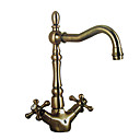 due maniglie in ottone antico centerset rubinetto cucina (0.698-f-5008)