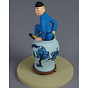 la figura de resina pintada a mano gk las aventuras de Tintín loto azul (ceg80056)