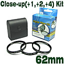 emolux 62mm (+1, +2, +4) kit close-up filter (smq5564)