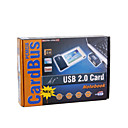2 portas USB 2.0 da placa de expansão PCMCIA para laptops