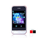 x10 quad-band dual bluetooth fm card appartamento cellulare touch (2GB TF card) (sz00510219)