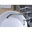 twee handvaten chroom wall-mount wastafel kraan (koud en warm switch) (0743-jj-09903)