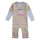 One Piece Colourful Stripe Baby Layette
