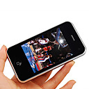 tv i999 + dual-kaart quad-band tv java 3.2 inch touch screen mobiele telefoon zwart (2GB TF-kaart)