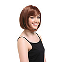 Capless korte hoogwaardig synthetisch natuurlijke look goudbruin bob haar pruik