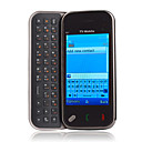TV97 Quad Band Dual Sim Card Dual Camera TV JAVA Touch Screen QWERTY Keypad Side Slide Cell Phone Black