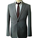single-breasted 2-knop midden-vented shawl revers wol bruidegom wear / smoking / heren pak jas en broek