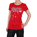 maniche corte scollo tondo logo stampato scheggia t-shirt donna (4201bc003-0813)