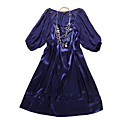Half Sleeves Round Neckline Silk Satin Women's Dresses(1802BC1007-0741)